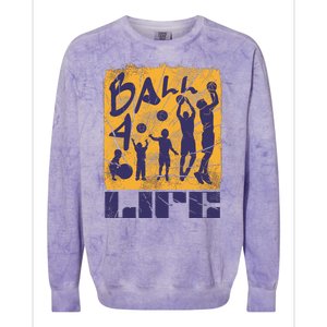 Basketball For Life Colorblast Crewneck Sweatshirt