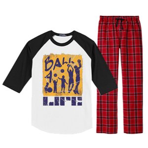 Basketball For Life Raglan Sleeve Pajama Set