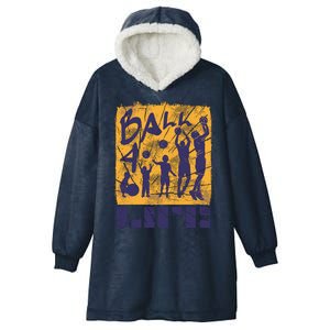 Basketball For Life Hooded Wearable Blanket