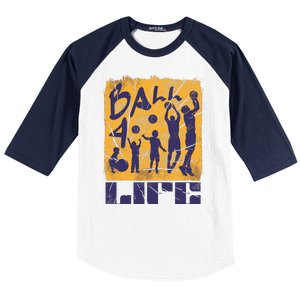 Basketball For Life Baseball Sleeve Shirt