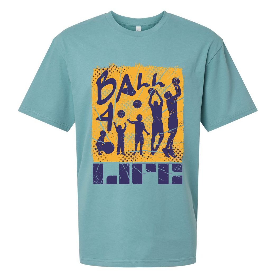 Basketball For Life Sueded Cloud Jersey T-Shirt