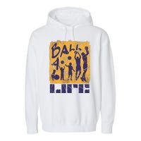 Basketball For Life Garment-Dyed Fleece Hoodie