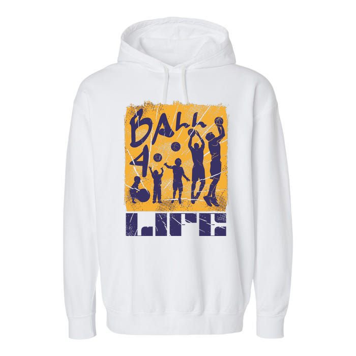 Basketball For Life Garment-Dyed Fleece Hoodie