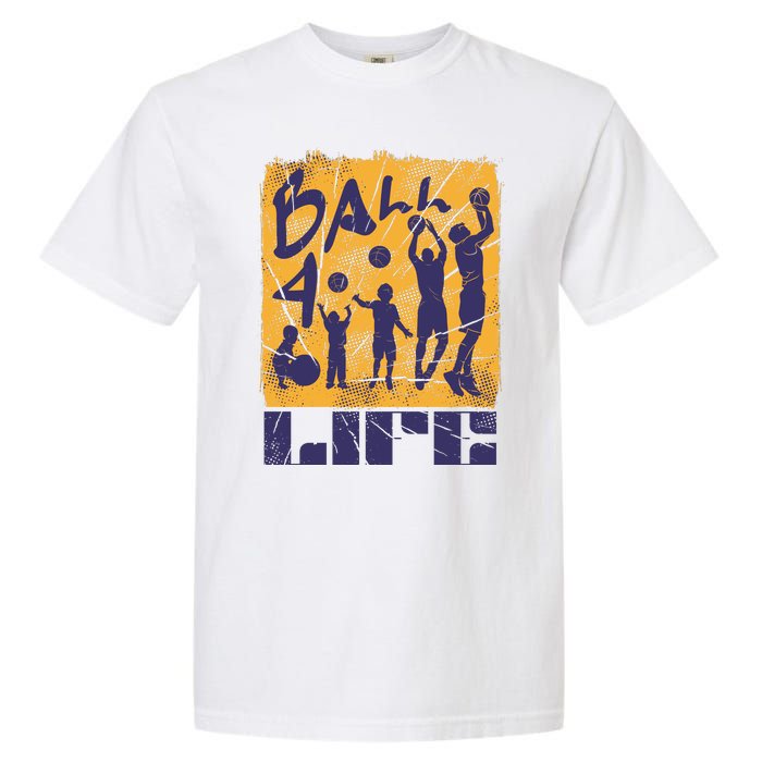 Basketball For Life Garment-Dyed Heavyweight T-Shirt