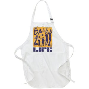 Basketball For Life Full-Length Apron With Pockets