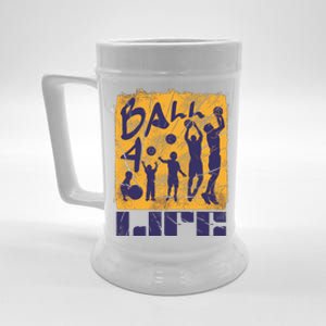 Basketball For Life Beer Stein