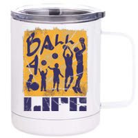 Basketball For Life 12 oz Stainless Steel Tumbler Cup