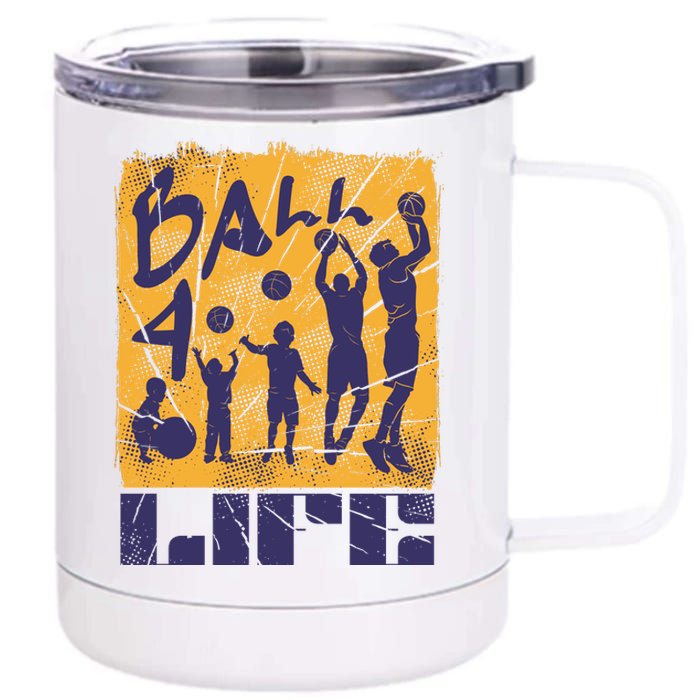 Basketball For Life 12 oz Stainless Steel Tumbler Cup