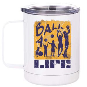 Basketball For Life 12 oz Stainless Steel Tumbler Cup