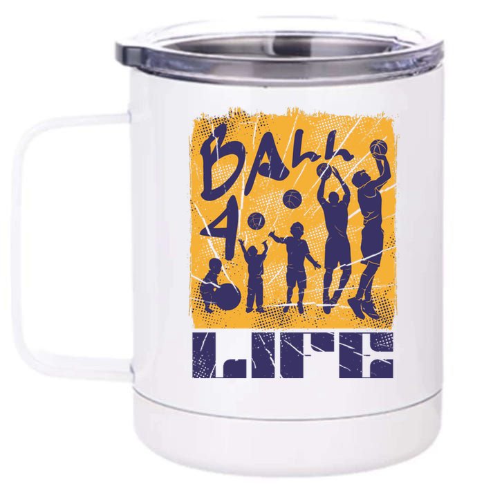 Basketball For Life 12 oz Stainless Steel Tumbler Cup