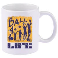 Basketball For Life 11oz C Handle Ceramic Mug