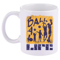 Basketball For Life 11oz C Handle Ceramic Mug
