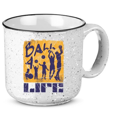 Basketball For Life 15oz Campfire Ceramic Mug