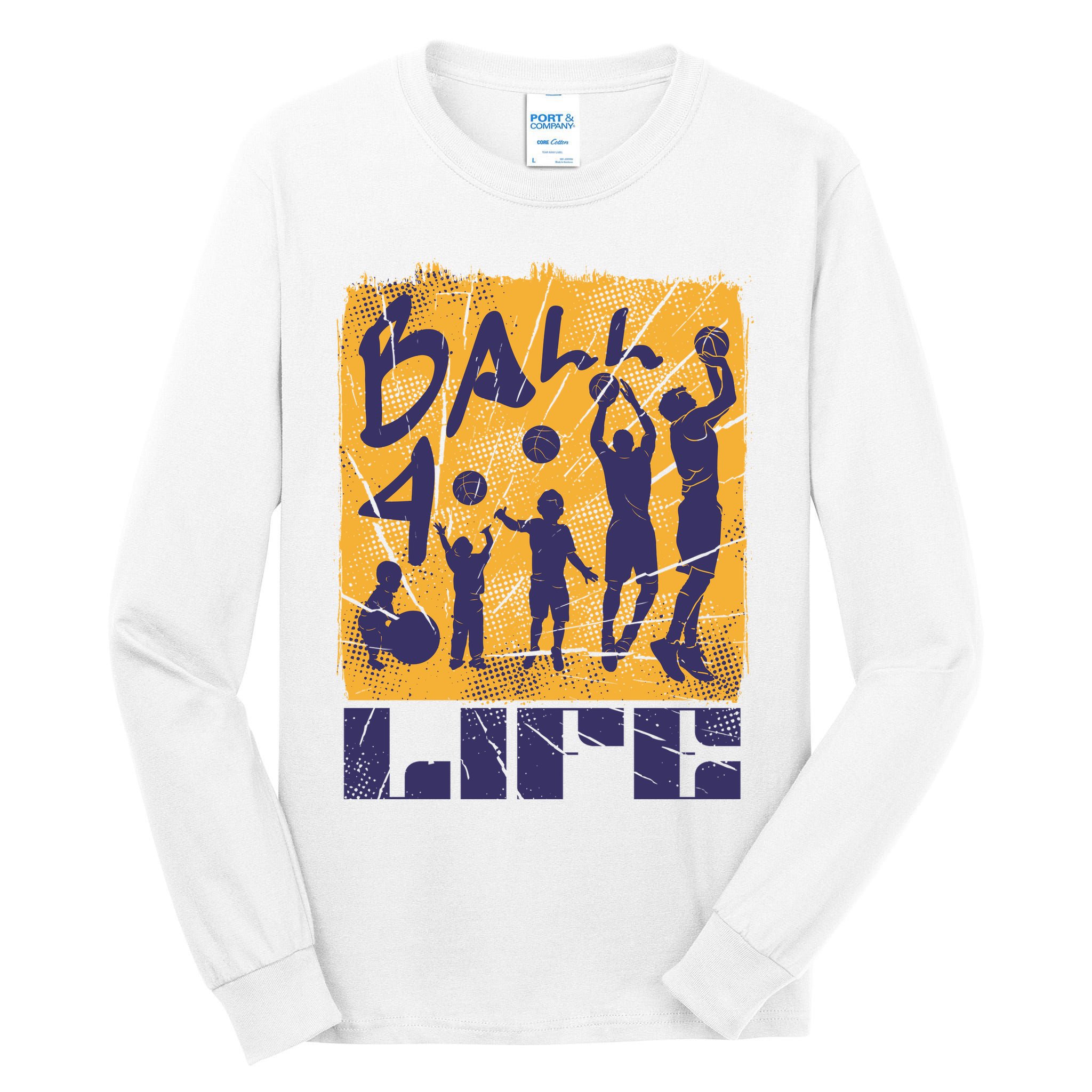 Basketball For Life Tall Long Sleeve T-Shirt