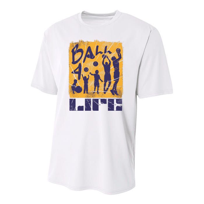 Basketball For Life Youth Performance Sprint T-Shirt