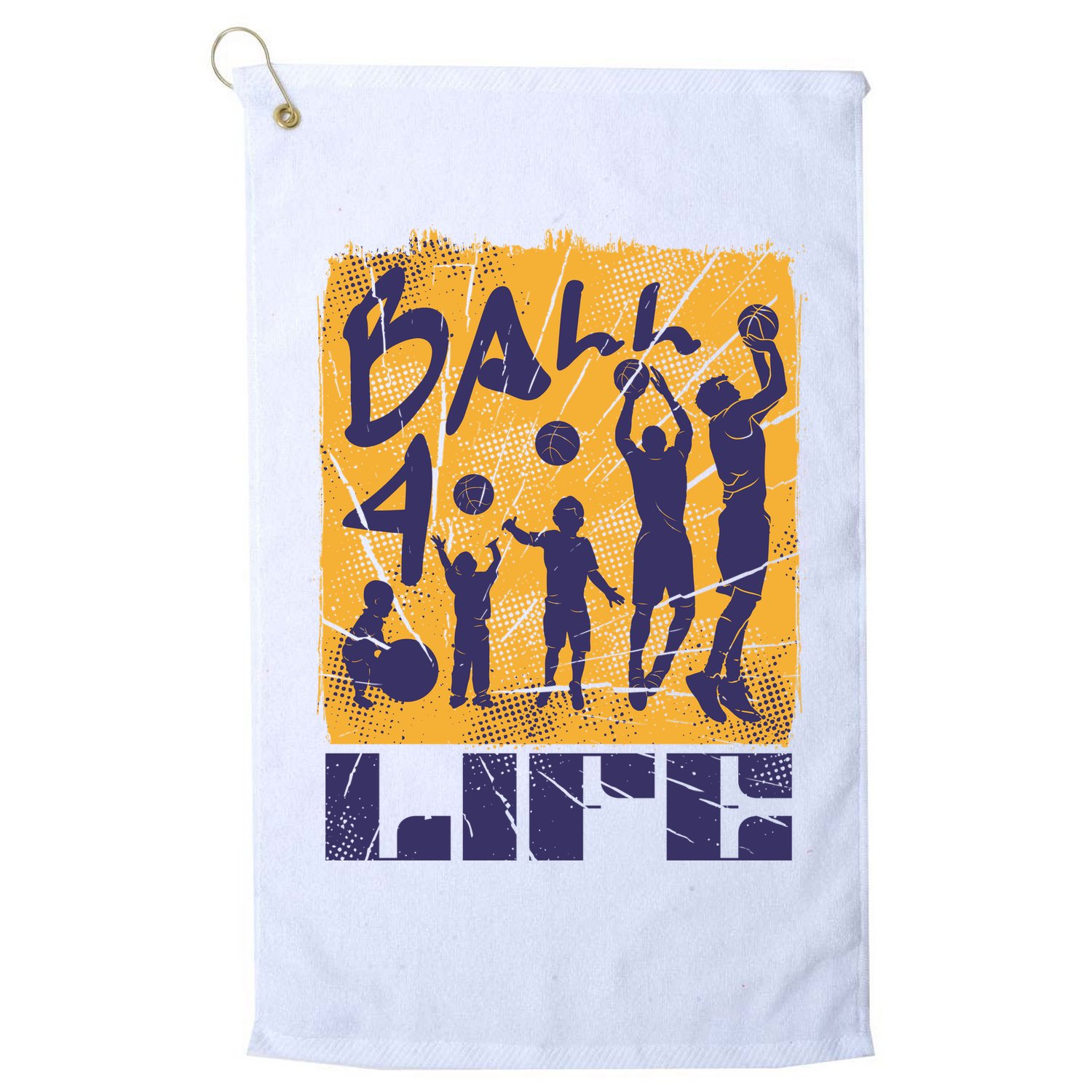 Basketball For Life Golf Towel