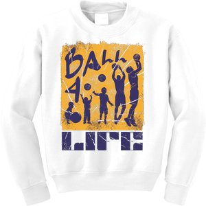 Basketball For Life Kids Sweatshirt