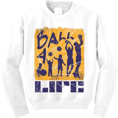 Basketball For Life Kids Sweatshirt
