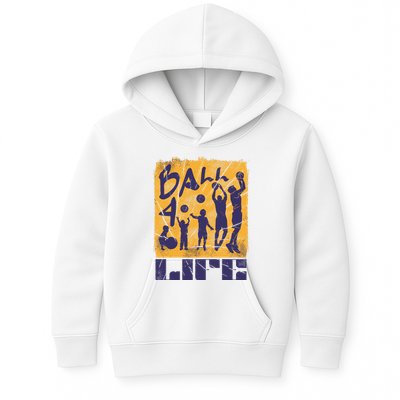 Basketball For Life Kids Hoodie