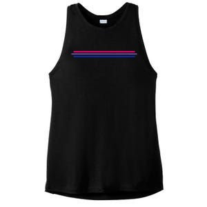 Bisexuality Flag LGBT Bi Pride Co Ladies PosiCharge Tri-Blend Wicking Tank