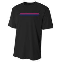 Bisexuality Flag LGBT Bi Pride Co Performance Sprint T-Shirt