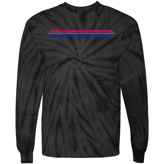 Bisexuality Flag LGBT Bi Pride Co Tie-Dye Long Sleeve Shirt