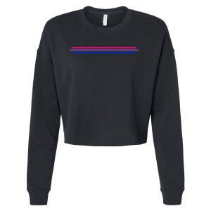 Bisexuality Flag LGBT Bi Pride Co Cropped Pullover Crew