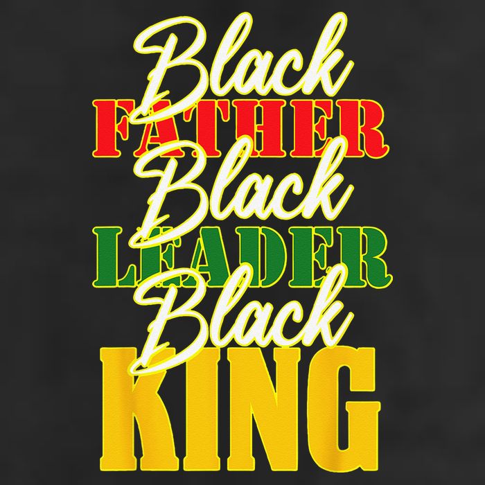 Black Father Leader Juneteenth King Melanin Father's Day 7 Panel Mesh Trucker Snapback Hat