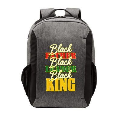 Black Father Leader Juneteenth King Melanin Father's Day Vector Backpack