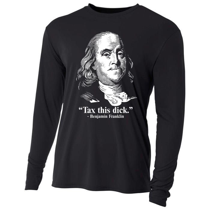 Benjamin Franklin Liberty Tax This Dick Republican Quotes Cooling Performance Long Sleeve Crew