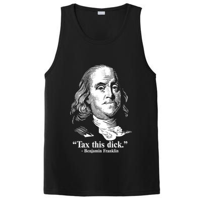 Benjamin Franklin Liberty Tax This Dick Republican Quotes PosiCharge Competitor Tank
