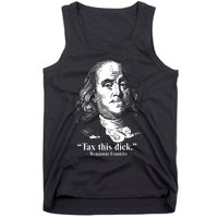 Benjamin Franklin Liberty Tax This Dick Republican Quotes Tank Top