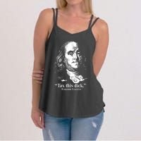 Benjamin Franklin Liberty Tax This Dick Republican Quotes Women's Strappy Tank