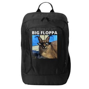 Big Floppa Meme Cat City Backpack