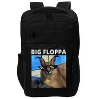 Big Floppa Meme Cat Impact Tech Backpack