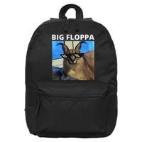 Big Floppa Meme Cat 16 in Basic Backpack