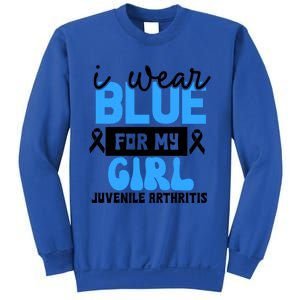 Blue For My Juvenile Arthritis Awareness Mom Dad Sister Gift Sweatshirt