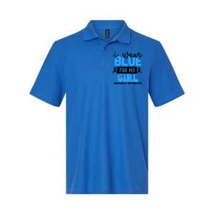 Blue For My Juvenile Arthritis Awareness Mom Dad Sister Gift Softstyle Adult Sport Polo