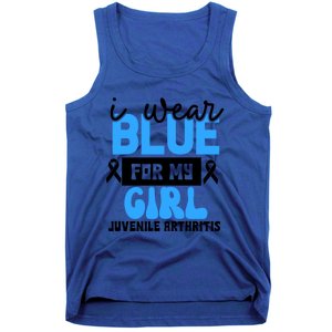 Blue For My Juvenile Arthritis Awareness Mom Dad Sister Gift Tank Top