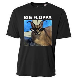 Big Floppa Meme Cat Cooling Performance Crew T-Shirt