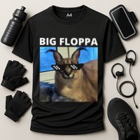 Big Floppa Meme Cat Performance Shirt