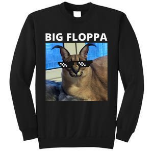 Big Floppa Meme Cat Sweatshirt