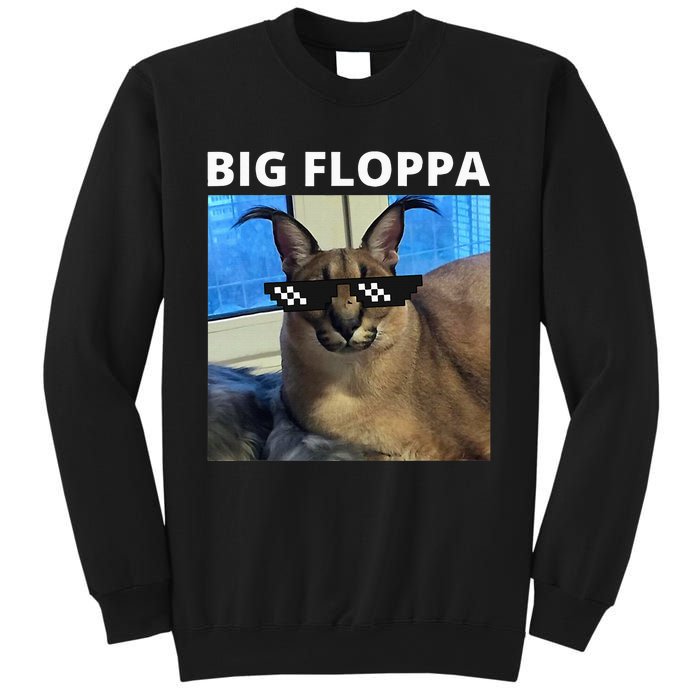 Big Floppa Meme Cat Sweatshirt