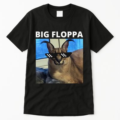 Big Floppa Meme Cat Tall T-Shirt