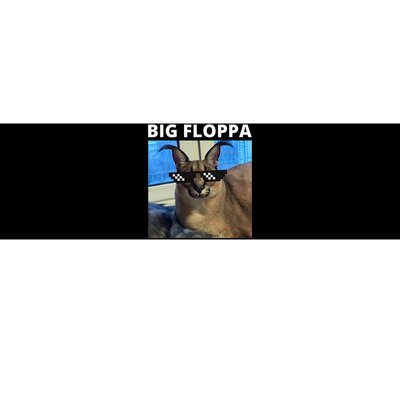 Big Floppa Meme Cat Bumper Sticker