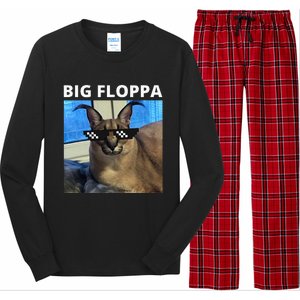 Big Floppa Meme Cat Long Sleeve Pajama Set