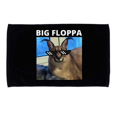 Big Floppa Meme Cat Microfiber Hand Towel