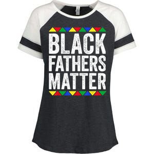 Black Fathers Matter Enza Ladies Jersey Colorblock Tee