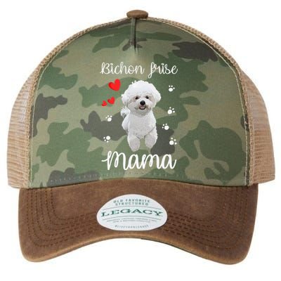 Bichon Frise Mom Cute Puppy Dog Lovers Gifts Legacy Tie Dye Trucker Hat