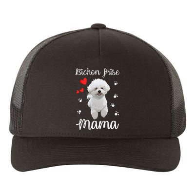 Bichon Frise Mom Cute Puppy Dog Lovers Gifts Yupoong Adult 5-Panel Trucker Hat